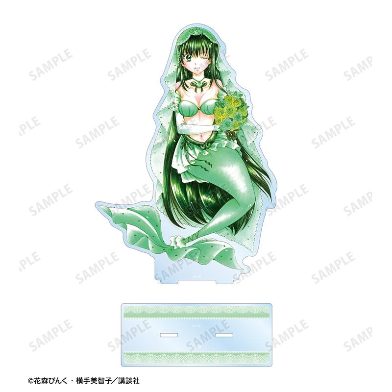 ぴちぴちピッチ 花森ぴんく先生 描き下ろし リナ ウェディングマーメイドver. 特大アクリルスタンド 画像 3 | AniSmile