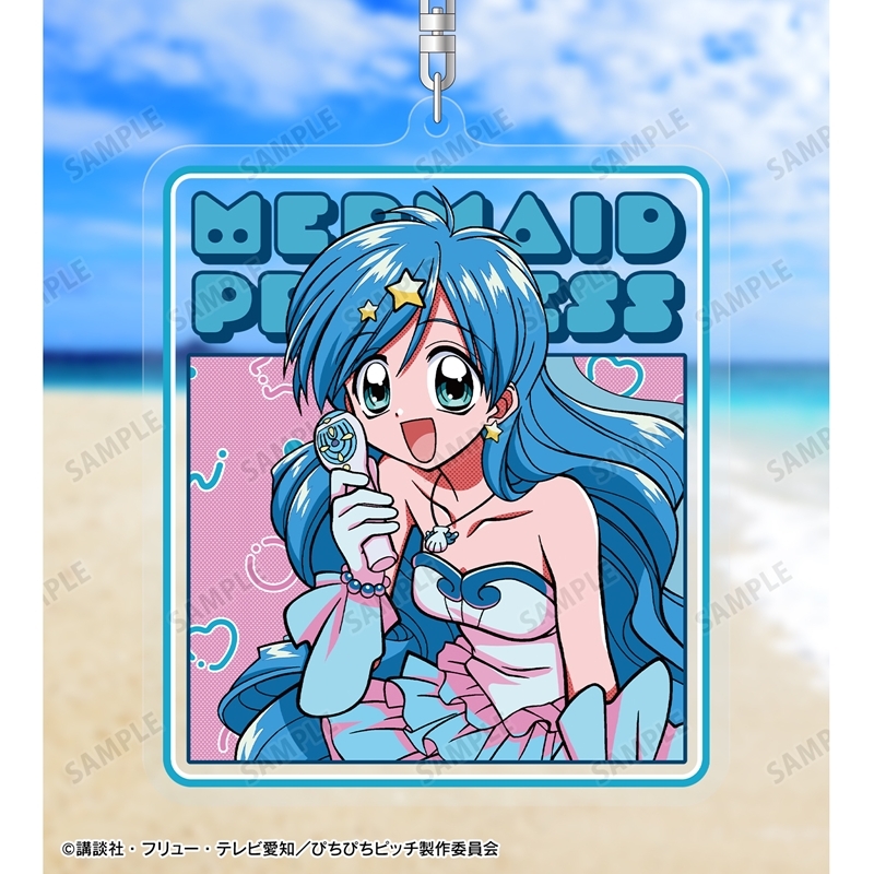 アニメ「ぴちぴちピッチ」 波音 BIGアクリルキーホルダー ver.B 画像 3 | AniSmile