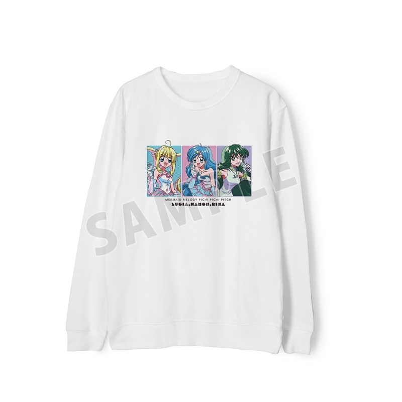 アニメ「ぴちぴちピッチ」 るちあ&波音&リナ トレーナー vol.2 ver.Bレディース(サイズ/L) - 公式商品画像 | AniSmile