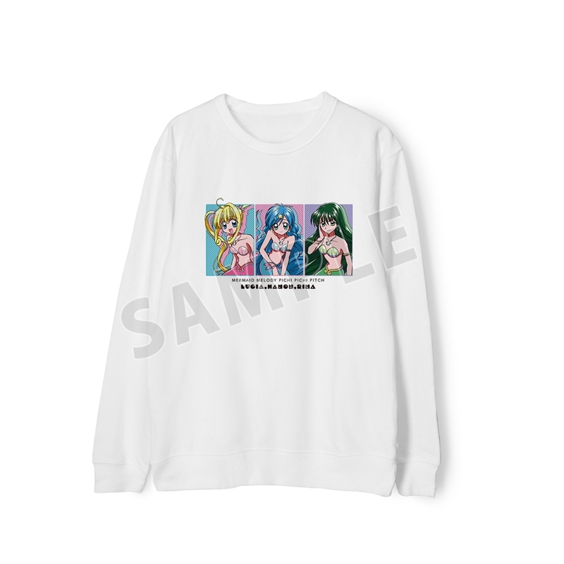 アニメ「ぴちぴちピッチ」 るちあ&波音&リナ トレーナー vol.2 ver.Aレディース(サイズ/XL) - 公式商品画像 | AniSmile
