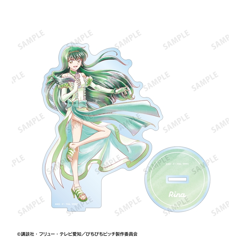 アニメ「ぴちぴちピッチ」 描き下ろし リナ 20th Anniversary ver. Ani-Art aqua label BIGアクリルスタンド 画像 3 | AniSmile