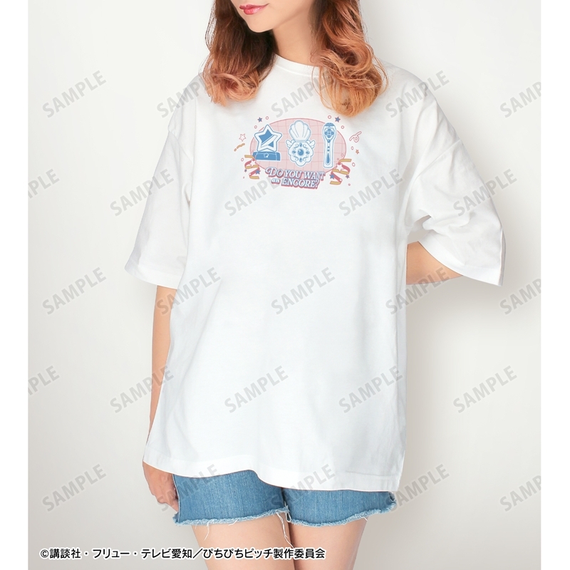 アニメ「ぴちぴちピッチ」 モチーフ BIGシルエットTシャツユニセックス(サイズ/XL) 画像 5 | AniSmile