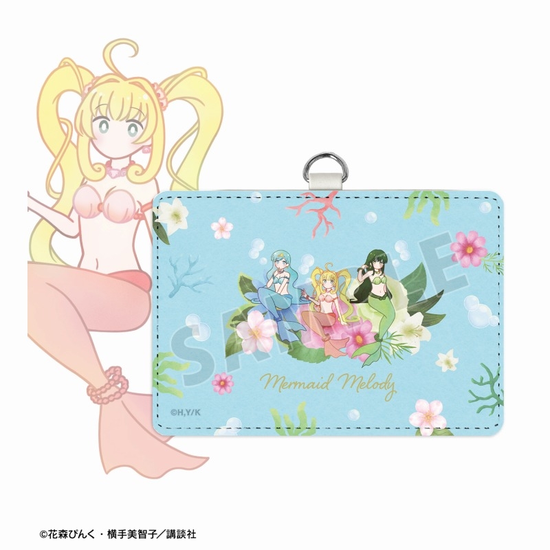 ぴちぴちピッチ るちあ&波音&リナ Botania ネックストラップ付き2ポケットパスケース - 公式商品画像 | AniSmile