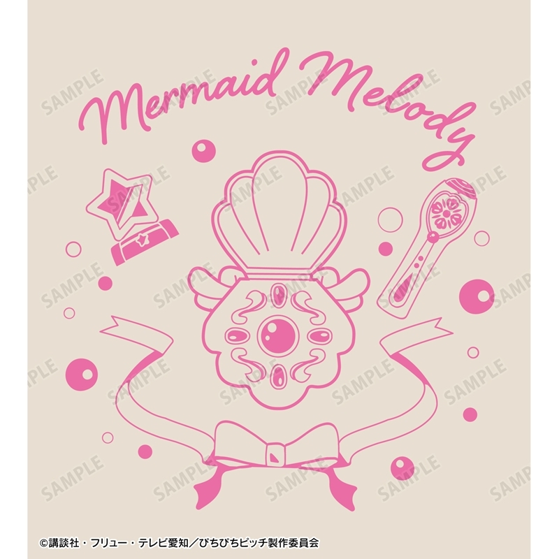 アニメ「ぴちぴちピッチ」 モチーフ柄 トートバッグ 画像 3 | AniSmile