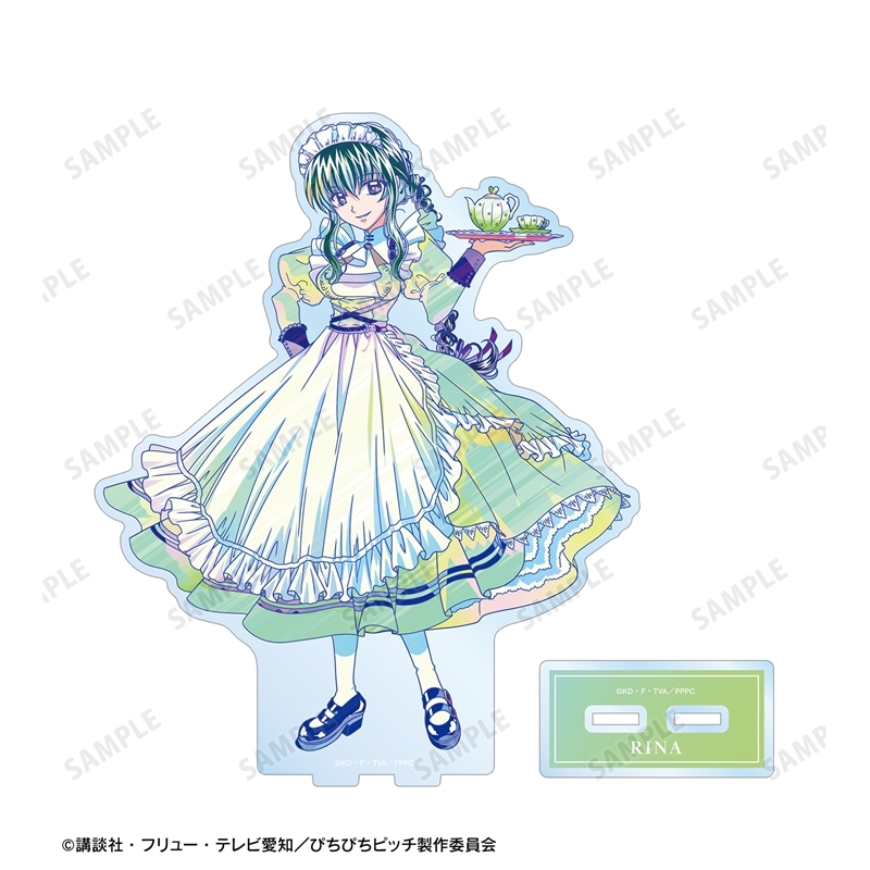 アニメ「ぴちぴちピッチ」 描き下ろし 洞院 リナ メイドver. Ani-Art clear label BIGアクリルスタンド 画像 3 | AniSmile