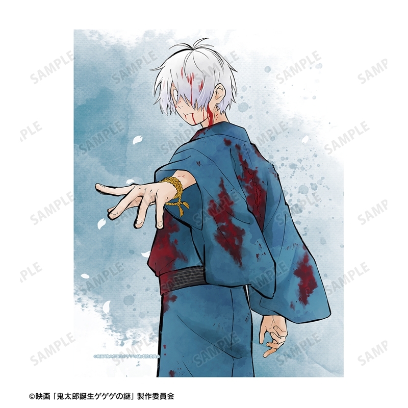 映画「鬼太郎誕生 ゲゲゲの謎」 描き下ろし 鬼太郎の父 戦う父の背中ver. F0号キャンバスボード 画像 3 | AniSmile