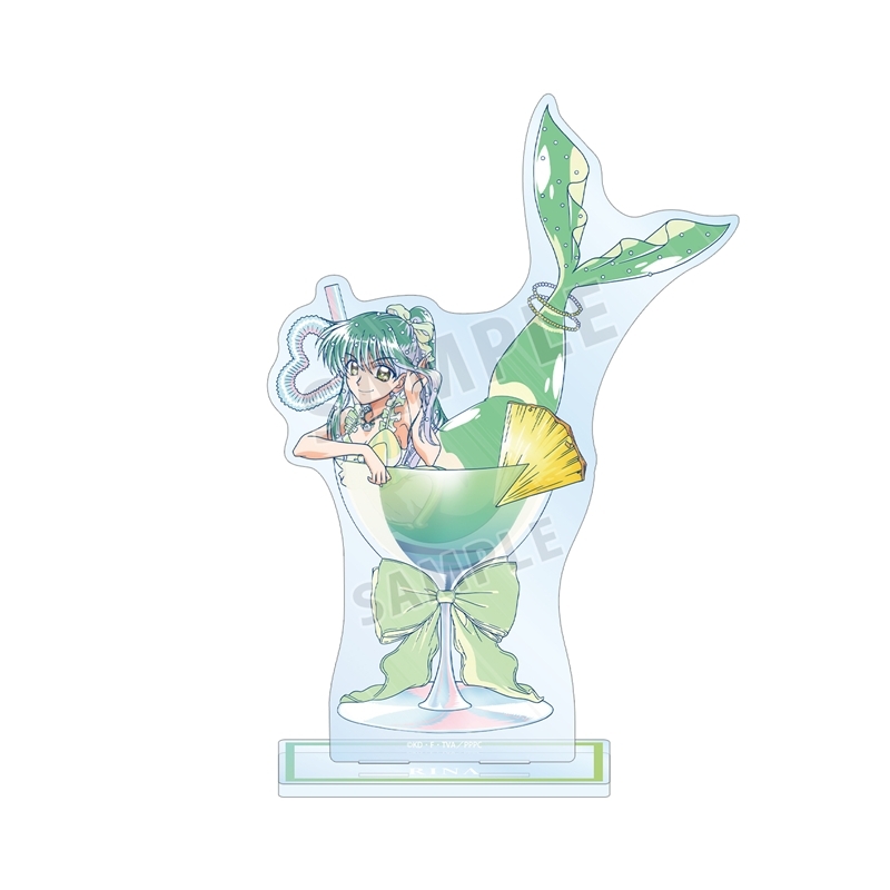 アニメ「ぴちぴちピッチ」 描き下ろし リナ カクテルグラスver. Ani-Art clear label BIGアクリルスタンド - 公式商品画像 | AniSmile