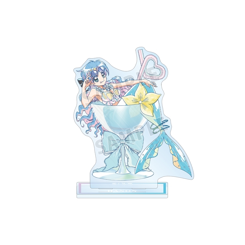アニメ「ぴちぴちピッチ」 描き下ろし 波音 カクテルグラスver. Ani-Art clear label BIGアクリルスタンド - 公式商品画像 | AniSmile
