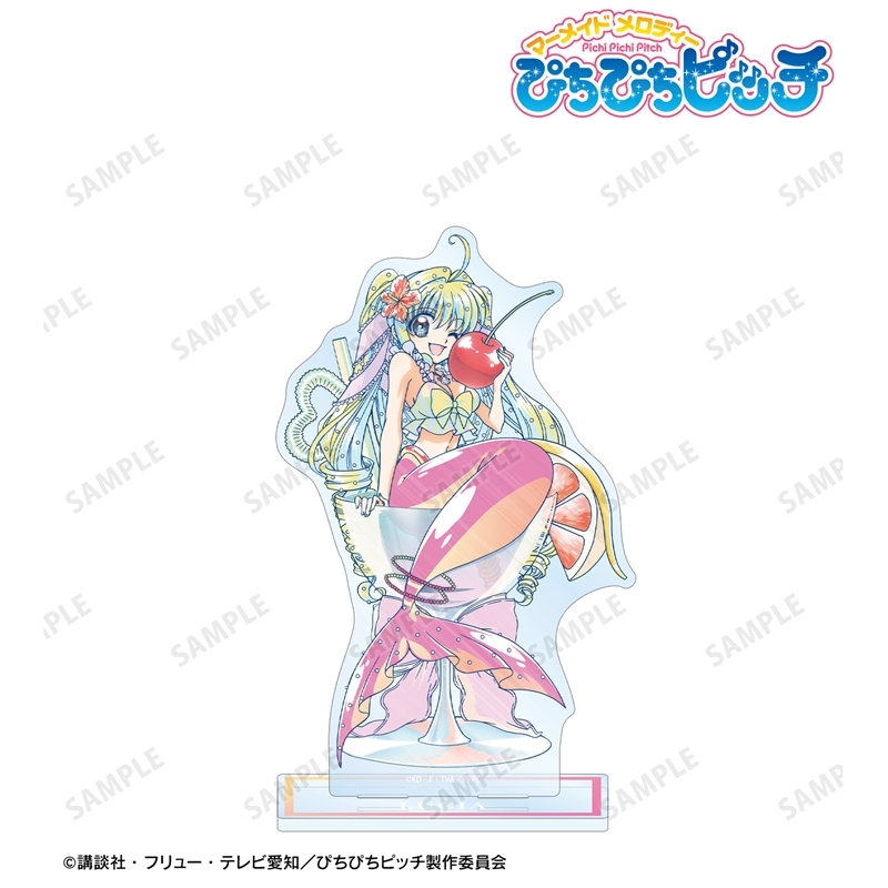 アニメ「ぴちぴちピッチ」 描き下ろし るちあ カクテルグラスver. Ani-Art clear label BIGアクリルスタンド 画像 2 | AniSmile