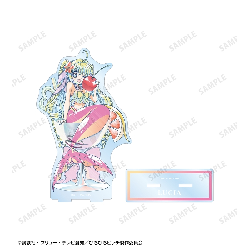 アニメ「ぴちぴちピッチ」 描き下ろし るちあ カクテルグラスver. Ani-Art clear label BIGアクリルスタンド 画像 3 | AniSmile