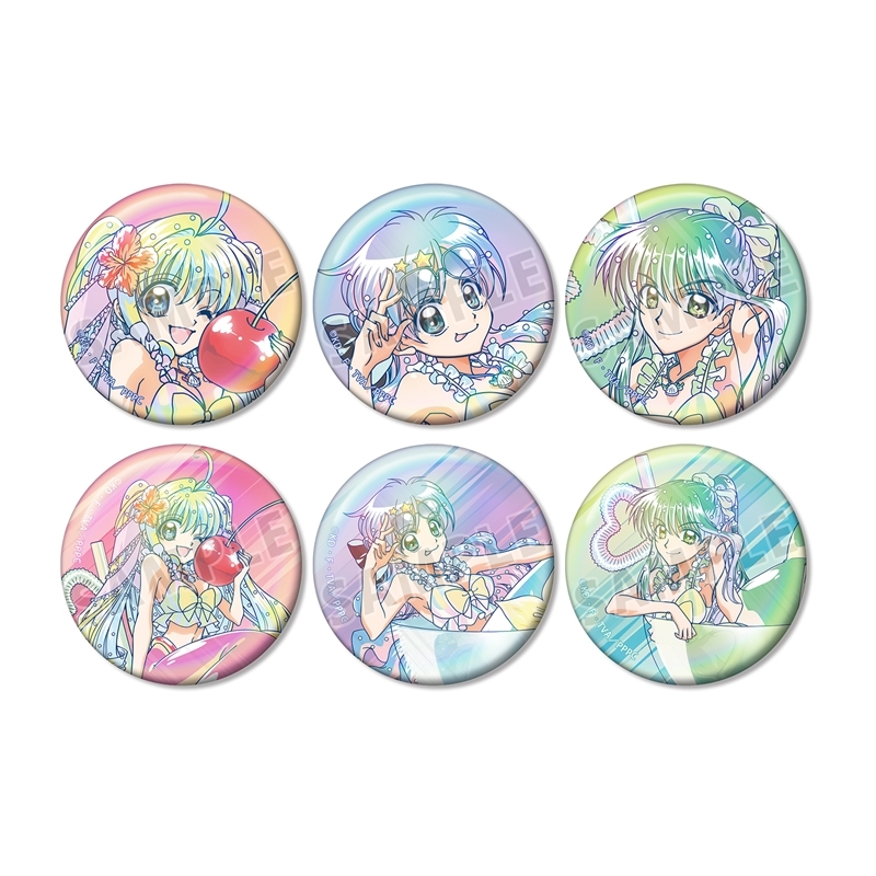 アニメ「ぴちぴちピッチ」 描き下ろし カクテルグラスver. トレーディング Ani-Art clear label オーロラ缶バッジ(単位/単品) - 公式商品画像 | AniSmile