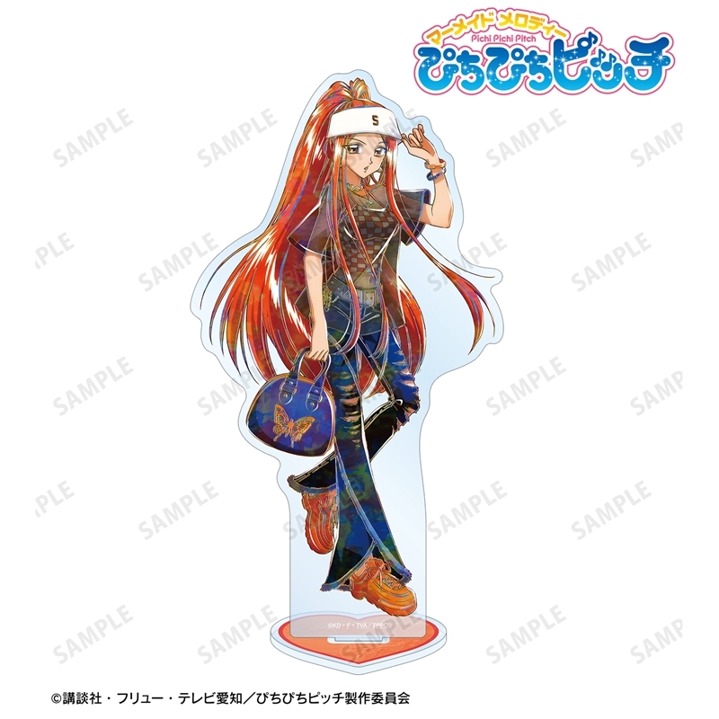 アニメ「ぴちぴちピッチ」 描き下ろし 沙羅 Y2Kファッションver. Ani-Art BIGアクリルスタンド 画像 2 | AniSmile