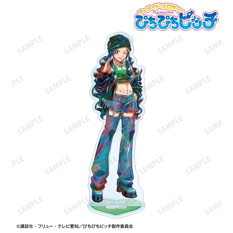 アニメ「ぴちぴちピッチ」 描き下ろし 洞院 リナ Y2Kファッションver. Ani-Art BIGアクリルスタンド 画像 2 | AniSmile