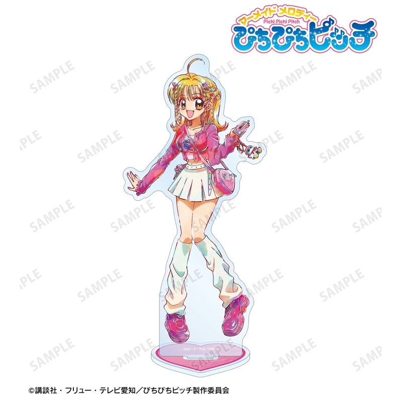 アニメ「ぴちぴちピッチ」 描き下ろし 七海 るちあ Y2Kファッションver. Ani-Art BIGアクリルスタンド 画像 2 | AniSmile