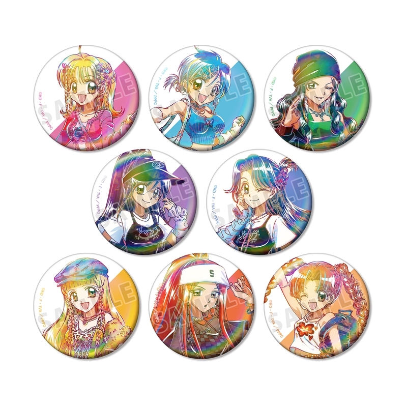 アニメ「ぴちぴちピッチ」 描き下ろし Y2Kファッションver. トレーディング Ani-Art オーロラ缶バッジ(単位/単品) - 公式商品画像 | AniSmile
