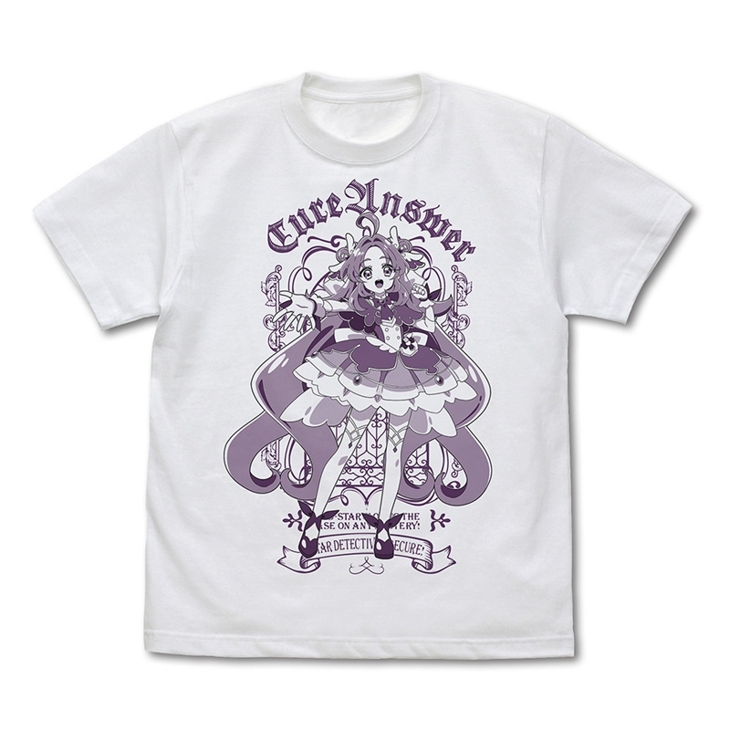 名探偵プリキュア! キュアアンサー Tシャツ/WHITE-M 画像 2 | AniSmile