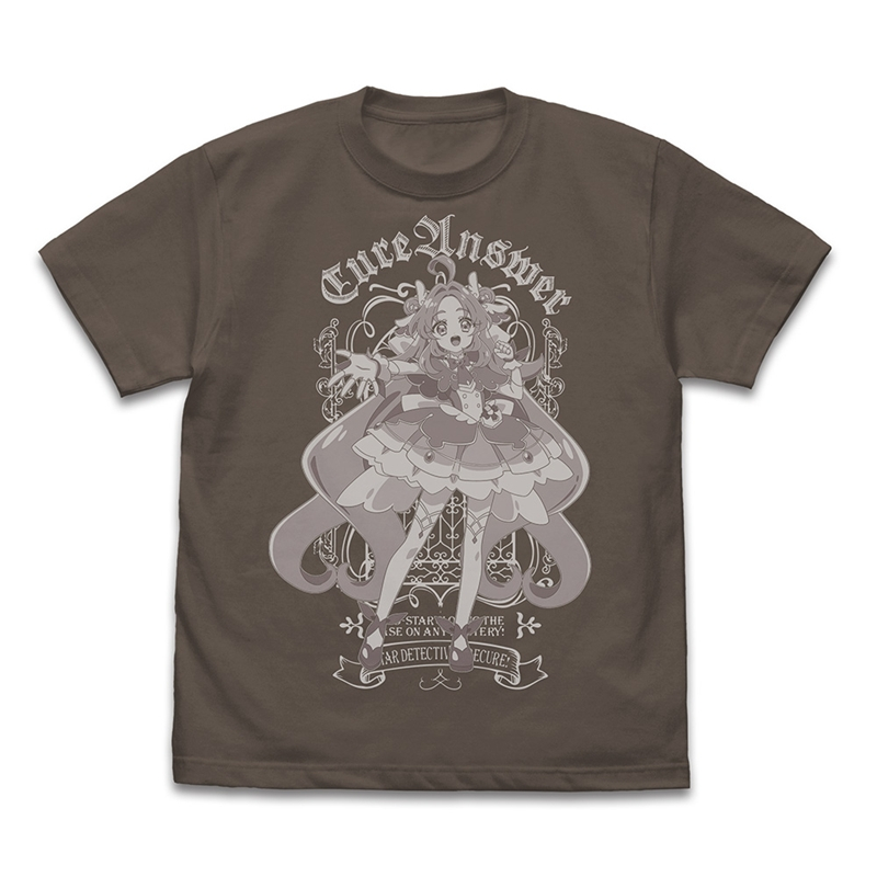 名探偵プリキュア! キュアアンサー Tシャツ/CHARCOAL-S 画像 2 | AniSmile