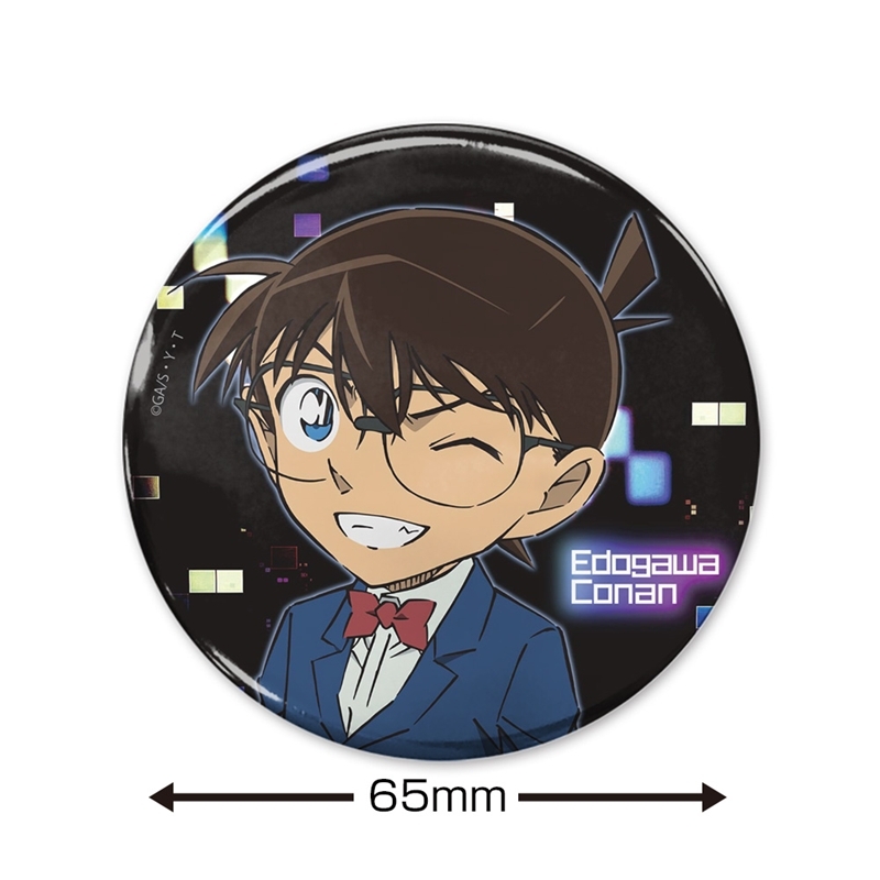名探偵コナン 江戸川コナン 65mm缶バッジ ウインクVer. 画像 2 | AniSmile