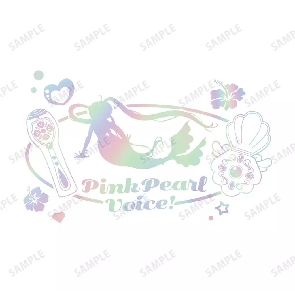 アニメ「ぴちぴちピッチ」 モチーフ柄 ホログラムTシャツレディース(サイズ/L) Image 2 | AniSmile