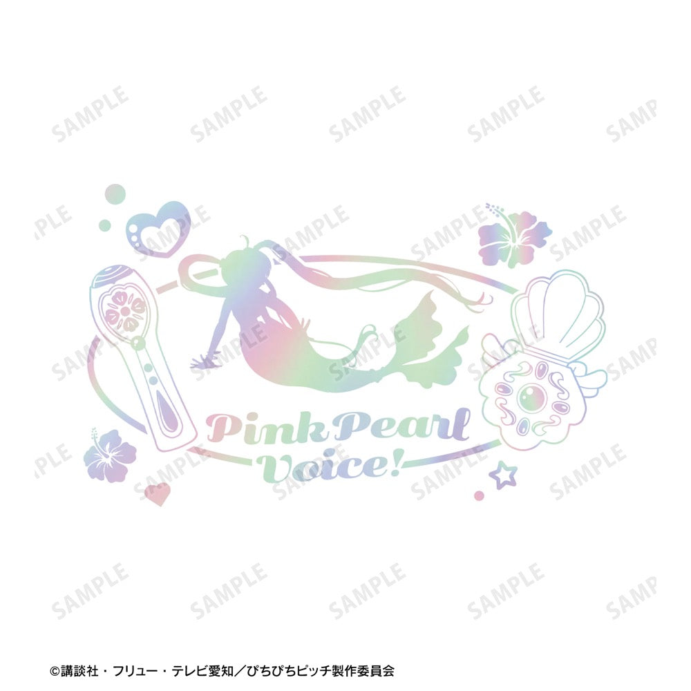 アニメ「ぴちぴちピッチ」 モチーフ柄 ホログラムTシャツメンズ(サイズ/S) 图片 3 | AniSmile