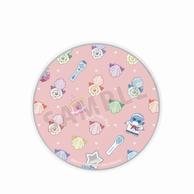 アニメ「ぴちぴちピッチ」 モチーフ柄 サークル型Qi対応充電器 - 公式商品画像 | AniSmile