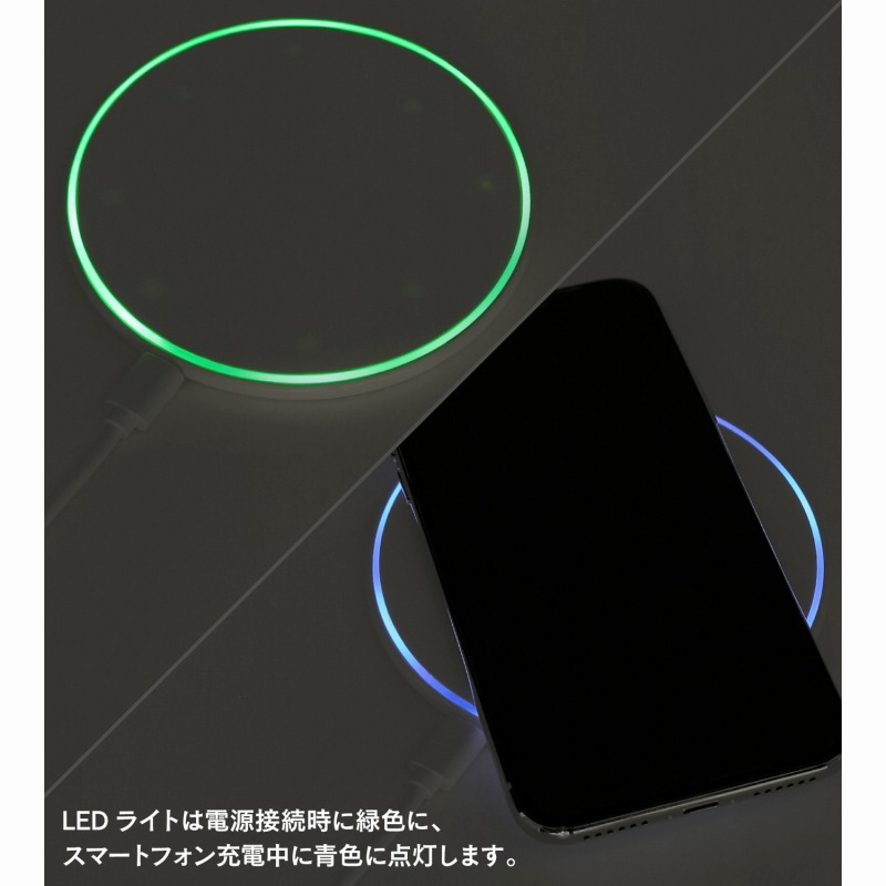 アニメ「ぴちぴちピッチ」 モチーフ柄 サークル型Qi対応充電器 画像 5 | AniSmile