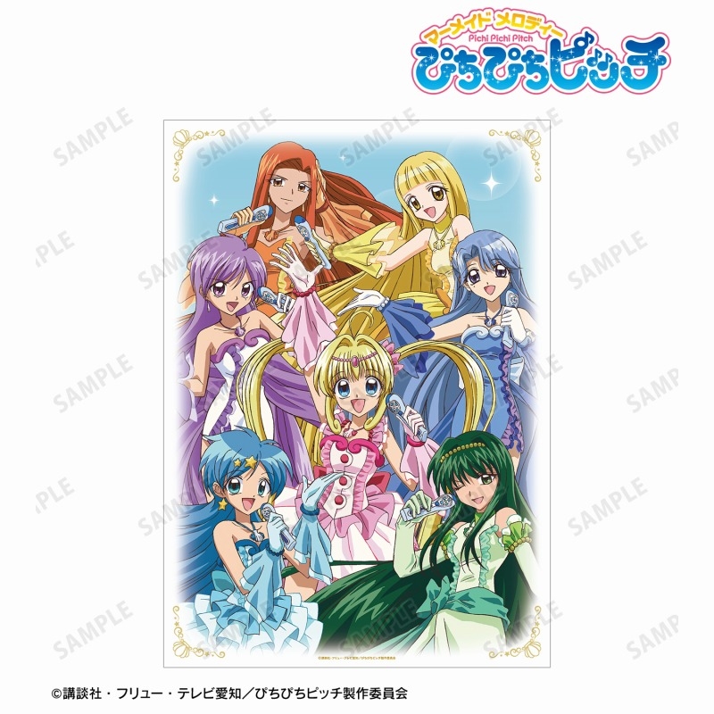 アニメ「ぴちぴちピッチ」 集合 A3マット加工ポスター 画像 2 | AniSmile