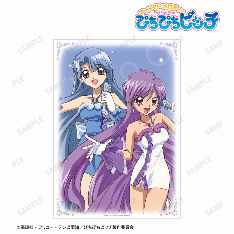 アニメ「ぴちぴちピッチ」 かれん&ノエル A3マット加工ポスター 画像 2 | AniSmile