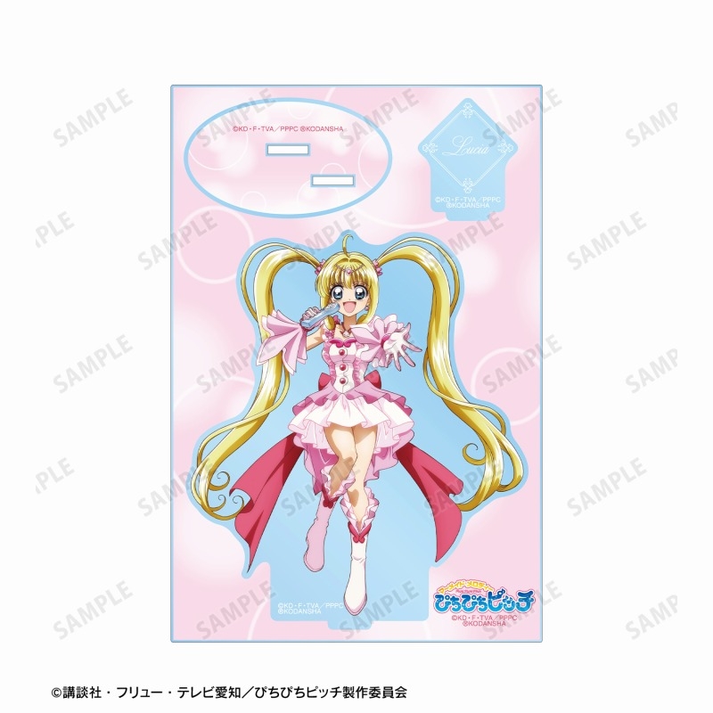 アニメ「ぴちぴちピッチ」 描き下ろしイラスト 七海 るちあ 20th Anniversary ver. パーツ付きBIGアクリルスタンド 画像 3 | AniSmile