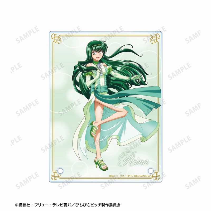 アニメ「ぴちぴちピッチ」 描き下ろしイラスト 洞院 リナ 20th Anniversary ver. A6アクリルパネル 画像 4 | AniSmile