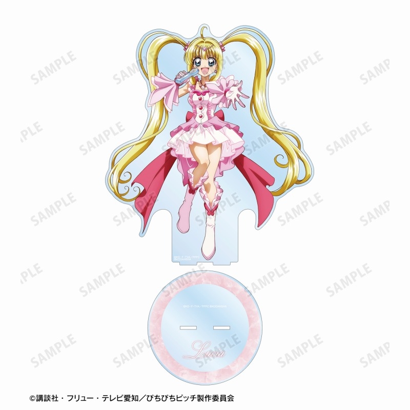 アニメ「ぴちぴちピッチ」 描き下ろしイラスト 七海 るちあ 20th Anniversary ver. 特大アクリルスタンド 画像 3 | AniSmile