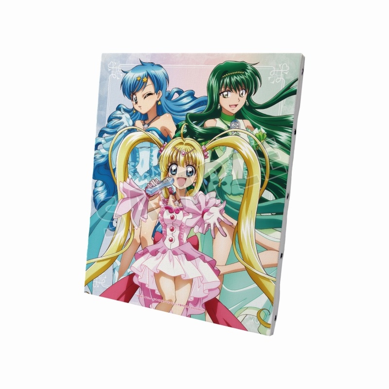 アニメ「ぴちぴちピッチ」 描き下ろしイラスト 集合 20th Anniversary ver. キャンバスボード - 公式商品画像 | AniSmile