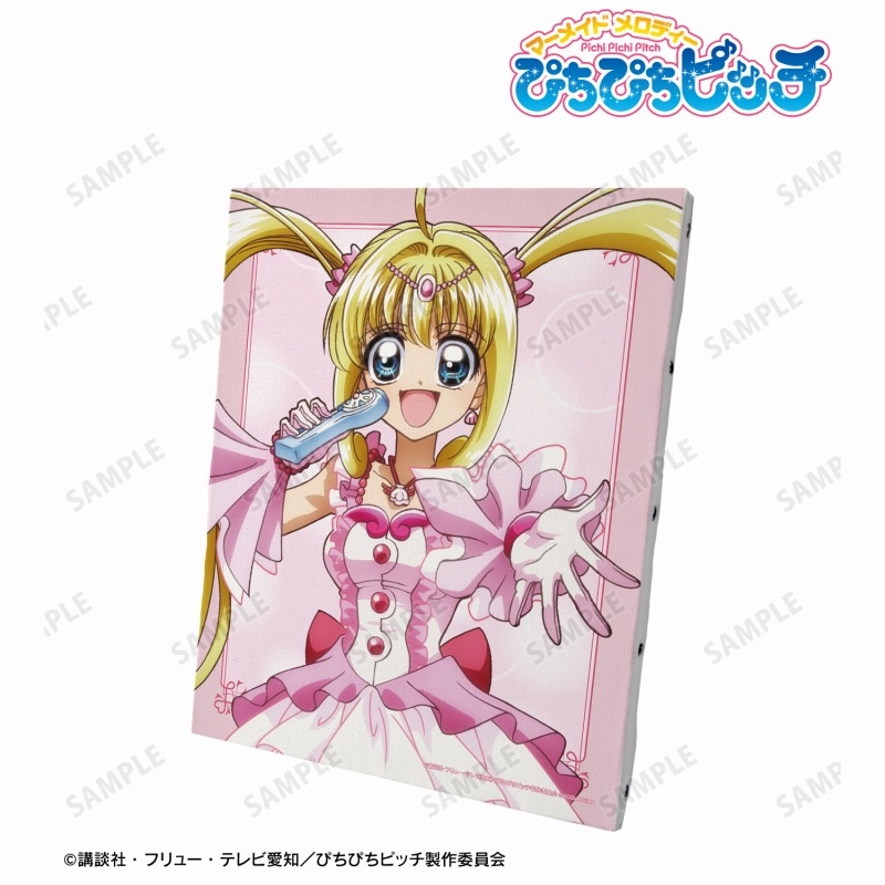 アニメ「ぴちぴちピッチ」 描き下ろしイラスト 七海 るちあ 20th Anniversary ver. キャンバスボード 画像 2 | AniSmile