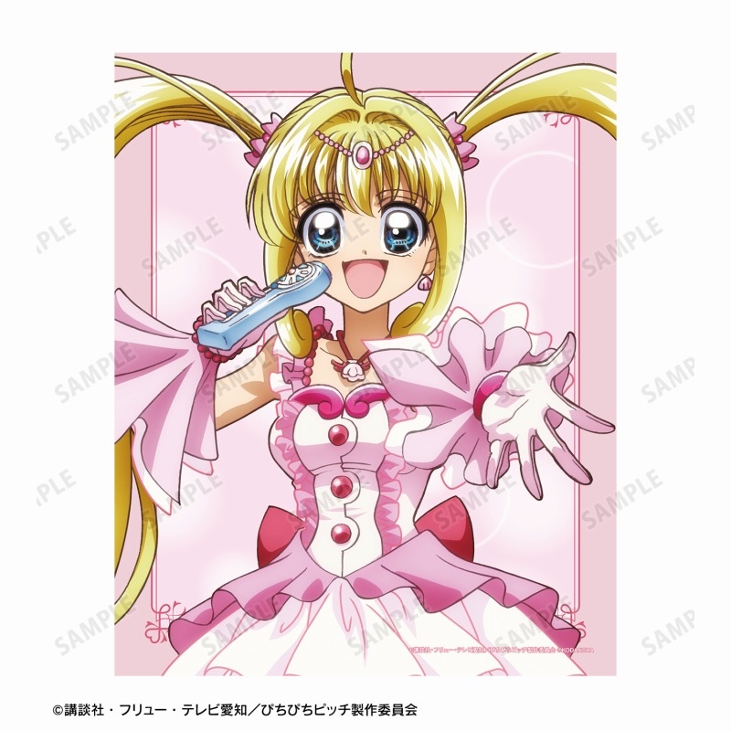 アニメ「ぴちぴちピッチ」 描き下ろしイラスト 七海 るちあ 20th Anniversary ver. キャンバスボード 画像 3 | AniSmile