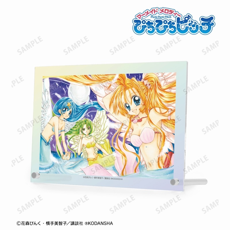 ぴちぴちピッチ 七海 るちあ&宝生 波音&洞院 リナ A5アクリルパネル ver.B 画像 2 | AniSmile