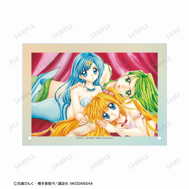 ぴちぴちピッチ 七海 るちあ&宝生 波音&洞院 リナ A5アクリルパネル ver.A 画像 4 | AniSmile