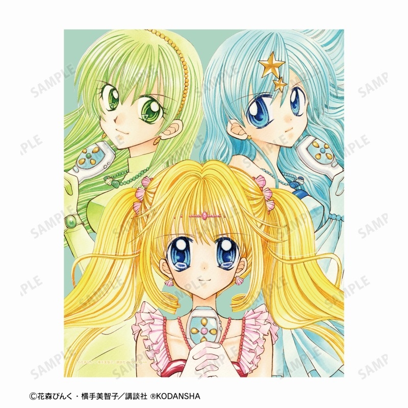 ぴちぴちピッチ 七海 るちあ&宝生 波音&洞院 リナ 3巻表紙イラスト キャンバスボード 画像 3 | AniSmile