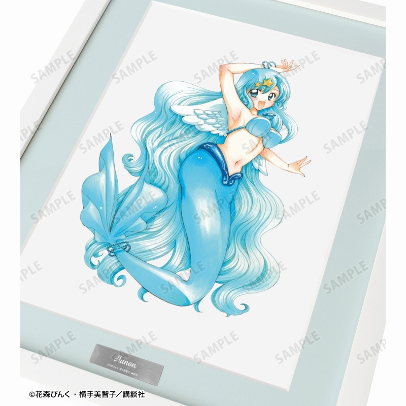 ぴちぴちピッチ 花森ぴんく先生 描き下ろし 宝生 波音 羽を纏ったマーメイドver. キャラファイングラフ 画像 3 | AniSmile