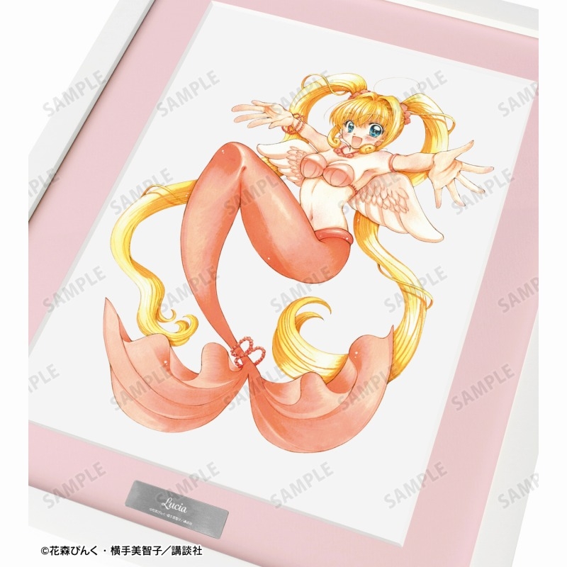 ぴちぴちピッチ 花森ぴんく先生 描き下ろし 七海 るちあ 羽を纏ったマーメイドver. キャラファイングラフ 画像 3 | AniSmile