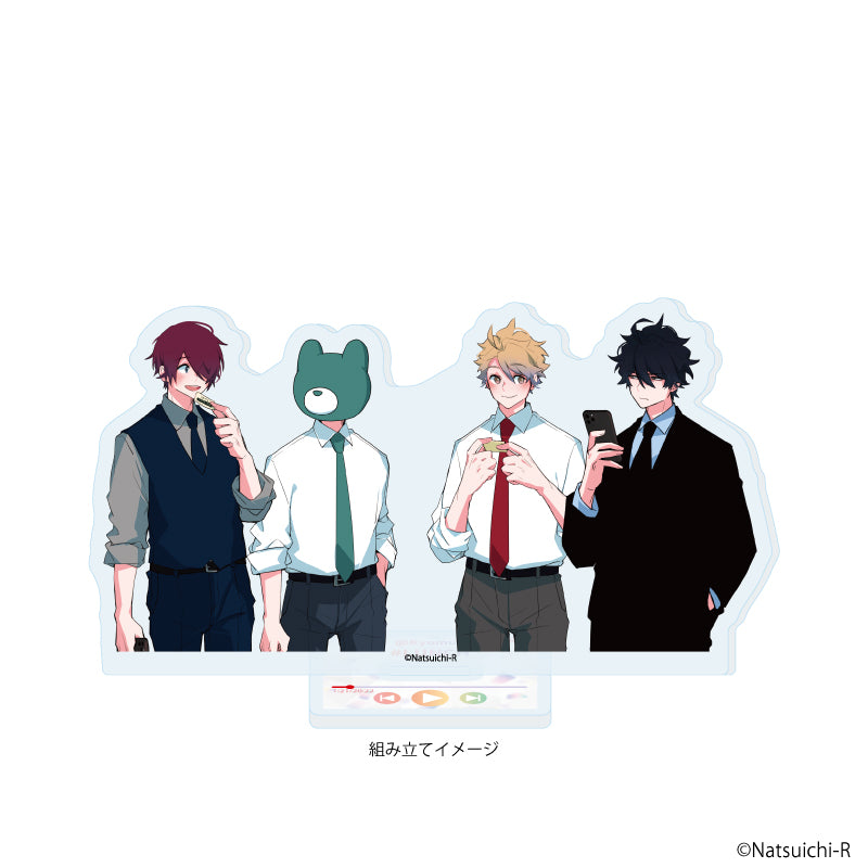 アクリルスタンドプレート「虚無男」02/集合デザインB(公式イラスト) 画像 2 | AniSmile