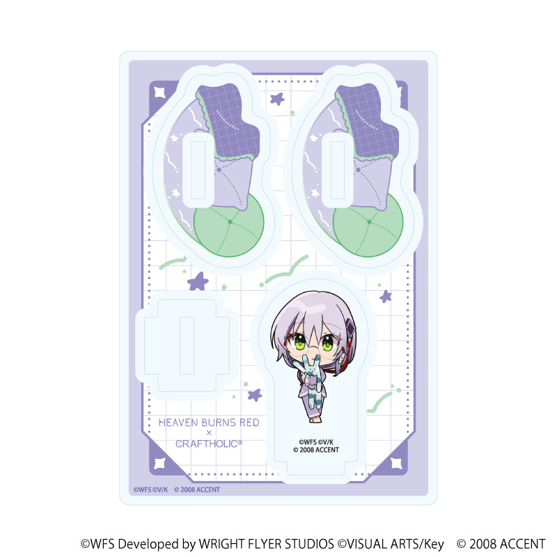 アクリルスタンドプレート「ヘブンバーンズレッド」05/二階堂三郷(ミニキャライラスト) 画像 4 | AniSmile