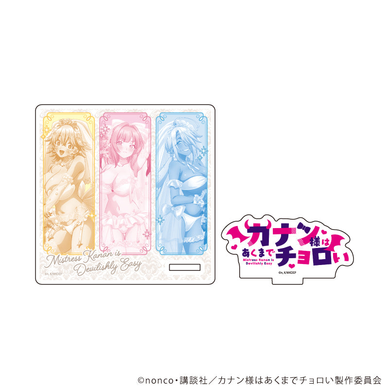 アクリルコースタースタンド「TVアニメ『カナン様はあくまでチョロい』」01/水着ウェディングver.(描き下ろしイラスト) - 公式商品画像 | AniSmile