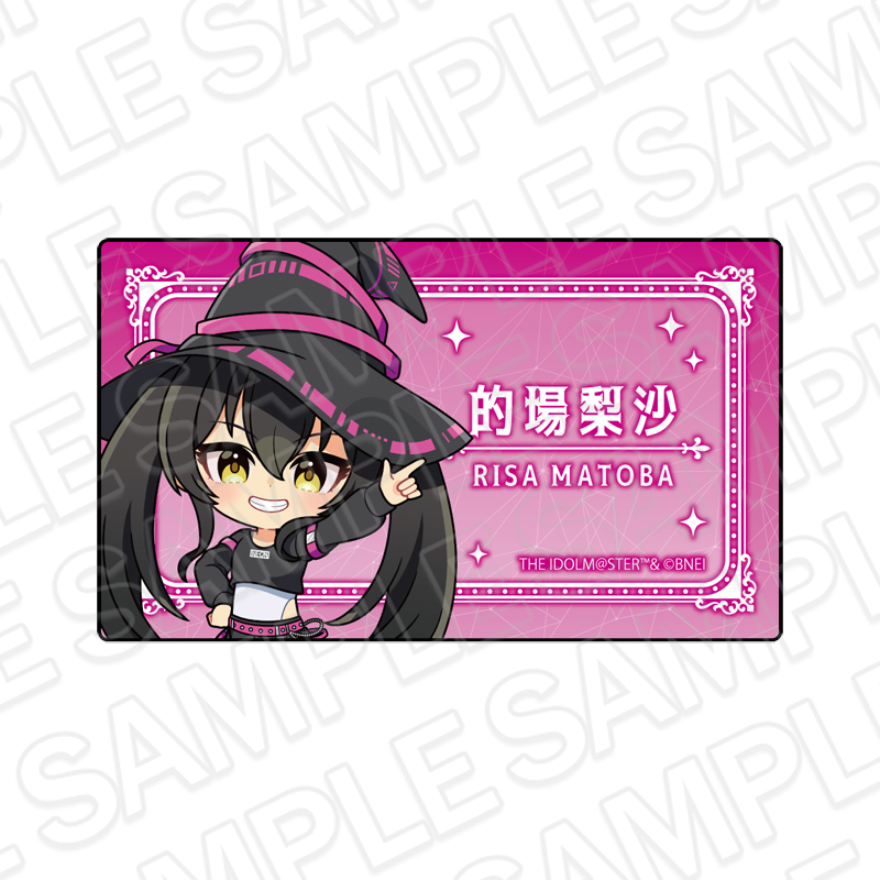 アイドルマスター シンデレラガールズ アクリルネームバッジ 的場梨沙 サイバーウィッチ ミニキャラ ver. - 公式商品画像 | AniSmile