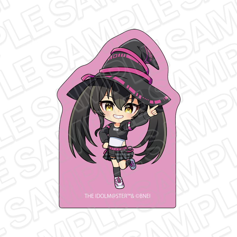 アイドルマスター シンデレラガールズ ダイカットステッカー 的場梨沙 サイバーウィッチ ミニキャラ ver. - 公式商品画像 | AniSmile