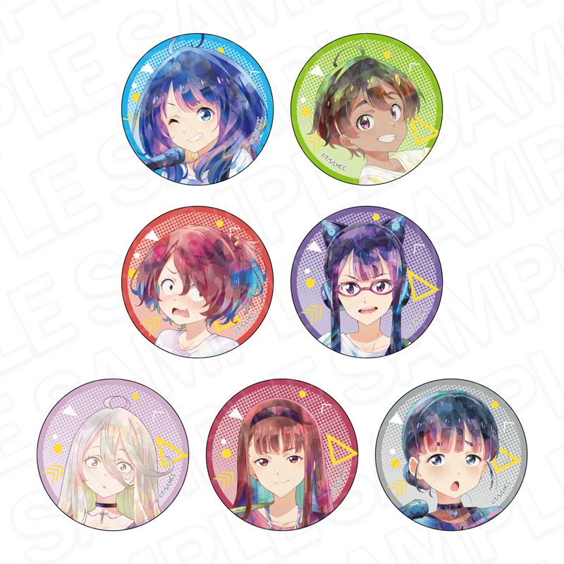 負けヒロインが多すぎる! ホログラムカンバッジ(ランダム) PALE TONE series TSUWABUKI FES ver. - 公式商品画像 | AniSmile