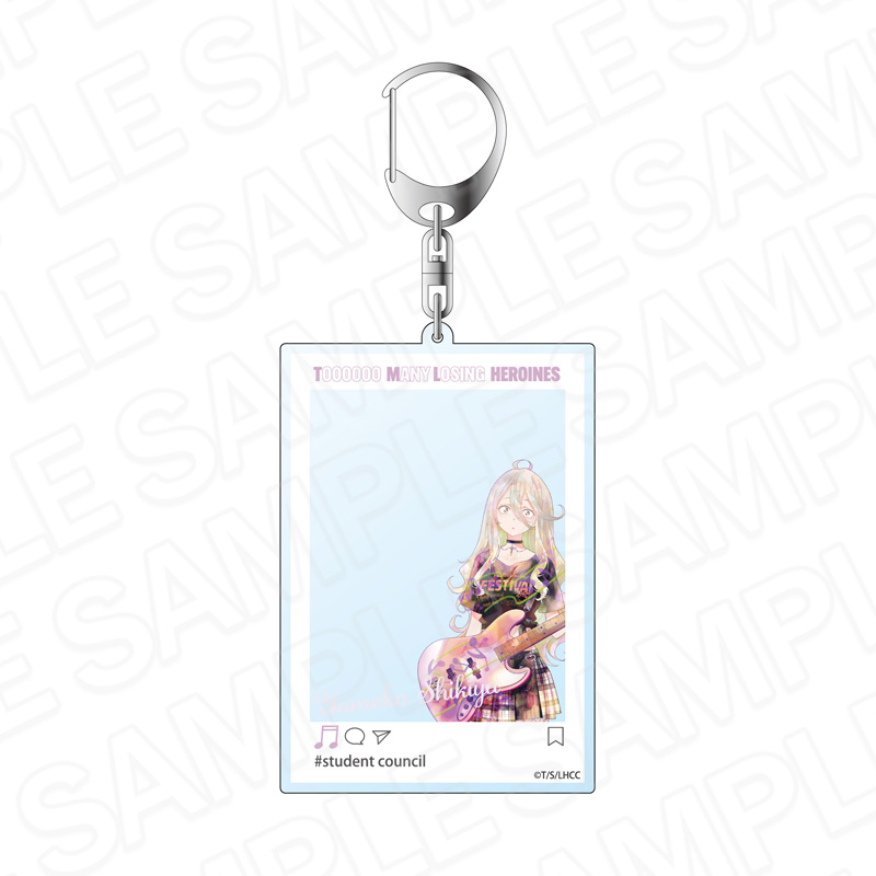負けヒロインが多すぎる! SNS風アクリルキーホルダー PALE TONE series 志喜屋夢子 TSUWABUKI FES ver. - 公式商品画像 | AniSmile