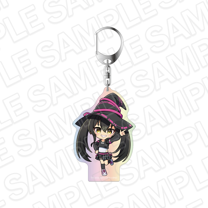 アイドルマスター シンデレラガールズ オーロラアクリルキーホルダー 的場梨沙 サイバーウィッチ ミニキャラ ver. - 公式商品画像 | AniSmile