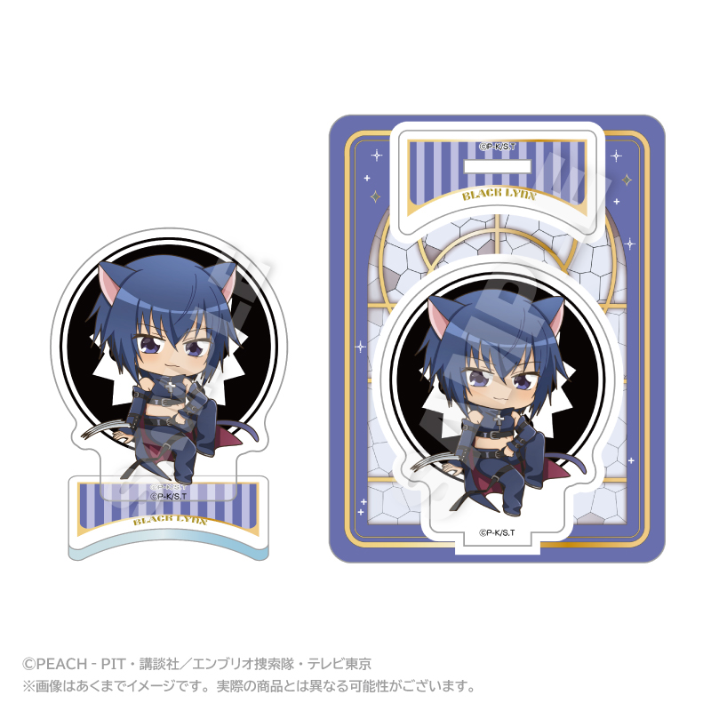 しゅごキャラ! ミニキャラアクリルマスコット まるまどver. ブラックリンクス - 公式商品画像 | AniSmile