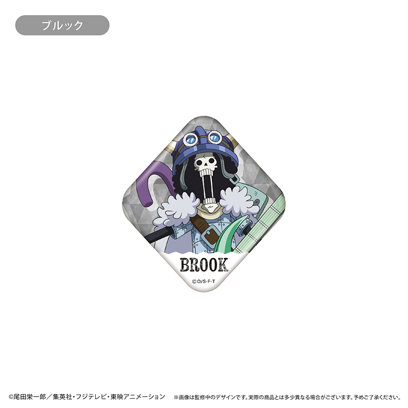 ONE PIECE 缶マグネット エルバフ Ver. ブルック - 公式商品画像 | AniSmile