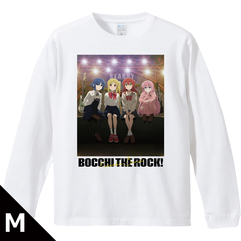 ぼっち・ざ・ろっく! リブ付ロングスリーブTシャツ ひとり&虹夏&リョウ&郁代 Mサイズ - 公式商品画像 | AniSmile